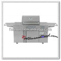 K239 5 Burners Barbecue Gas Grill With Electric Oven And Refrigerator